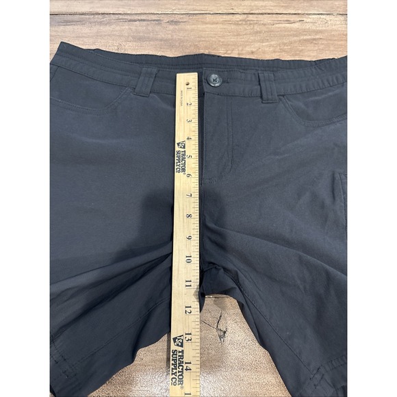 Eddie Bauer Black Flat Front Shorts Trail Hiking Women's Size 10 - Picture 9 of 10